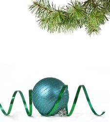Christmas Ball And Christmas Tree Stock Photos Christmas Ball And Christmas Tree Stock Photos