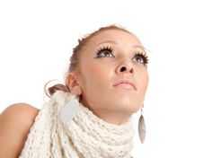 Portrait Of Beautiful Young Woman Royalty Free Stock Photo Portrait Of Beautiful Young Woman Royalty Free Stock Photo