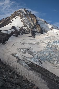 Eliot Glacier On Mt. Hood Stock Photo Eliot Glacier On Mt. Hood Stock Photo