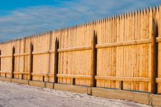 Winter Fence Royalty Free Stock Images Winter Fence Royalty Free Stock Images