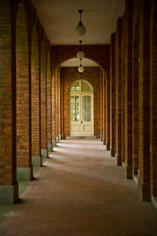 Lonely Hallway Stock Photography