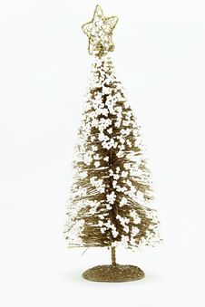 Christmas Pine Tree With Snow Stock Photography Christmas Pine Tree With Snow Stock Photography