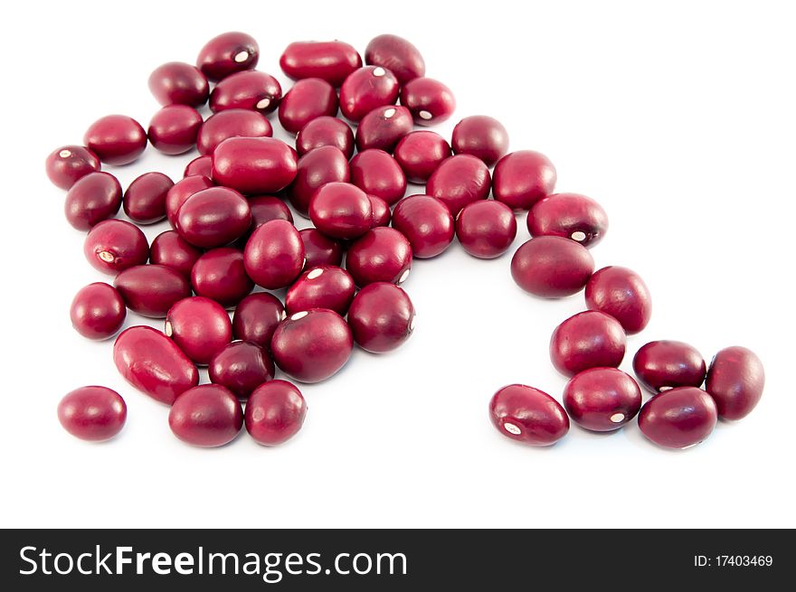 Frijoles or red bean from Latin America, dry and clean. On white background. Frijoles or red bean from Latin America, dry and clean. On white background.