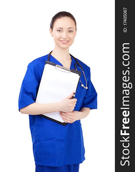Woman Doctor In Uniform