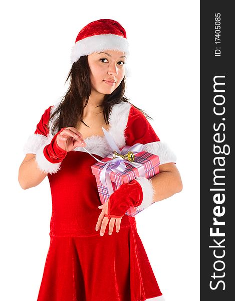 The Woman Santa Sexually Gives A Gift