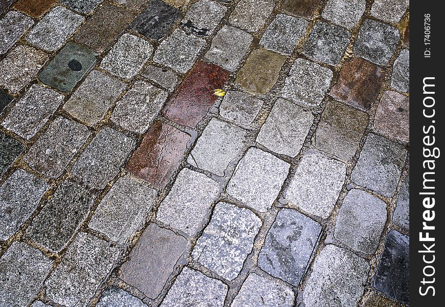 Stone Walkway Background Paris