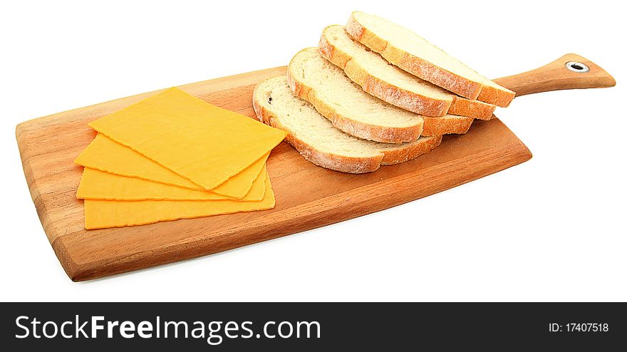 Bread and Cheese On Bread Paddle