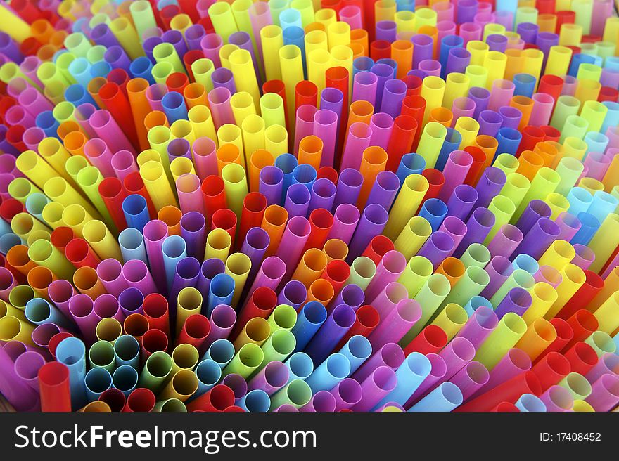 Drinking straws isolated on white background. Drinking straws isolated on white background.