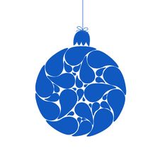 Blue Christmas Ball Stock Images Blue Christmas Ball Stock Images