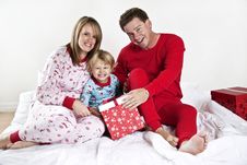 Family On Christmas Morning Royalty Free Stock Image Family On Christmas Morning Royalty Free Stock Image