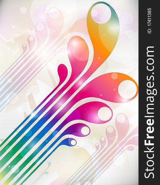 Vector abstract background, creative design