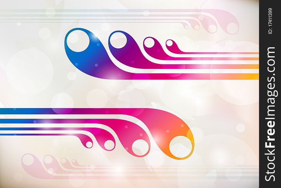 Vector abstract background, creative design