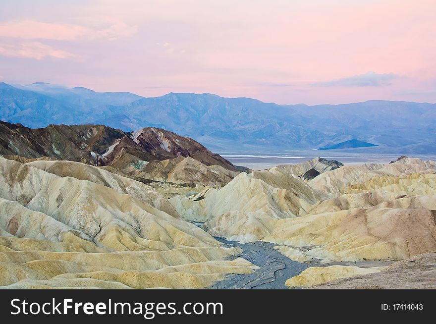 Zabriskie Point, Death Valley National Park, California, USA