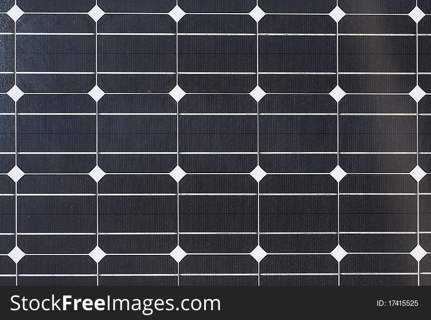 A geometrical close up over a photovoltaic module. A geometrical close up over a photovoltaic module