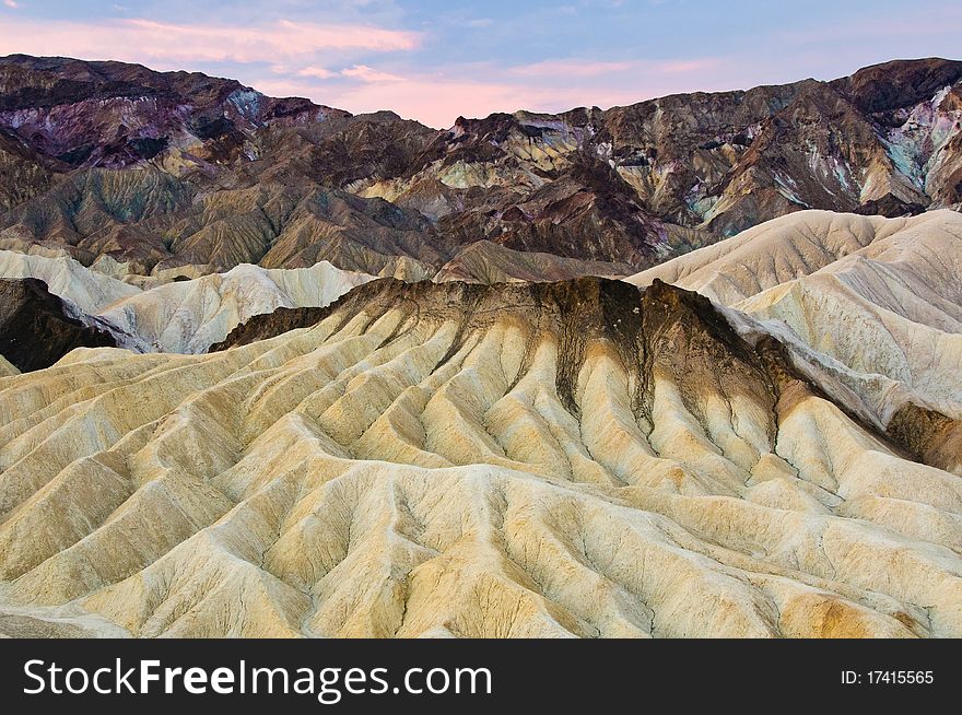 Zabriskie Point, Death Valley National Park, California, USA