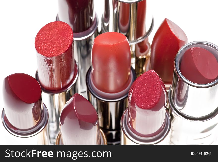 Group of lipsticks