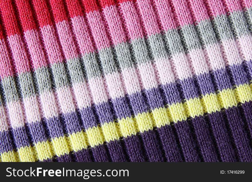 Multicolored woolen soft texture