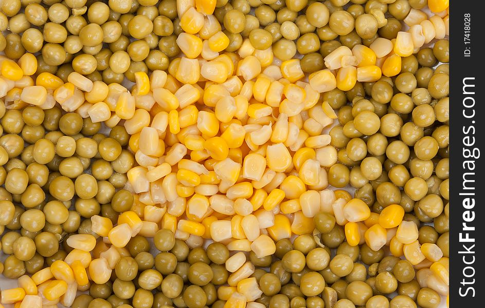 Yellow Corn And Green Beans