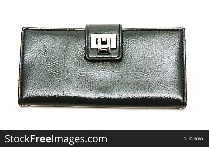 Black Leather Purse