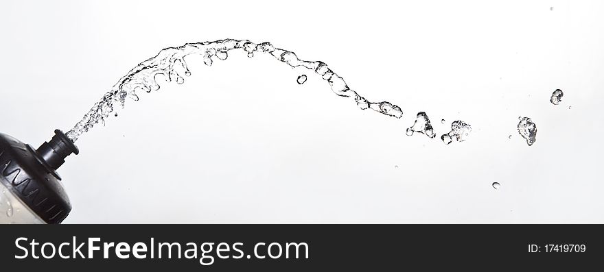 Water splashes on white background. Water splashes on white background