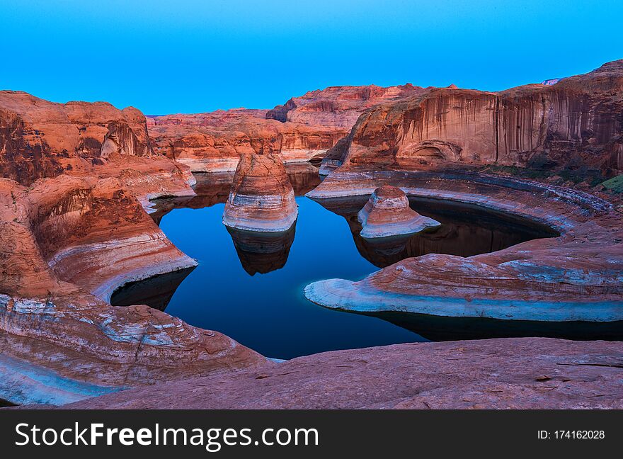 Magnificent view of Reflection Canyon during early morning Arizona USA.