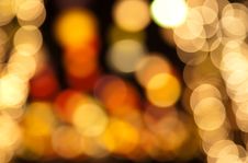 Defocused Lights Stock Photography