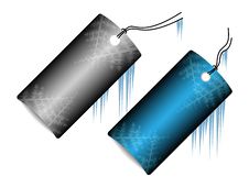 Ice Price Tag Royalty Free Stock Image Ice Price Tag Royalty Free Stock Image