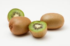Kiwi Fruits Isolated On White Background Stock Images Kiwi Fruits Isolated On White Background Stock Images