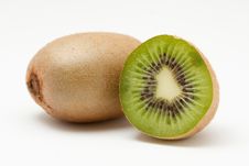 Kiwi Fruits Isolated On White Background Royalty Free Stock Photo