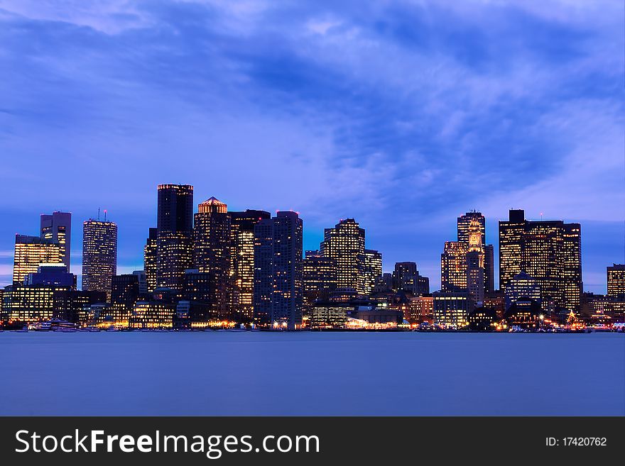 View of Boston in Massachusetts, USA. View of Boston in Massachusetts, USA.