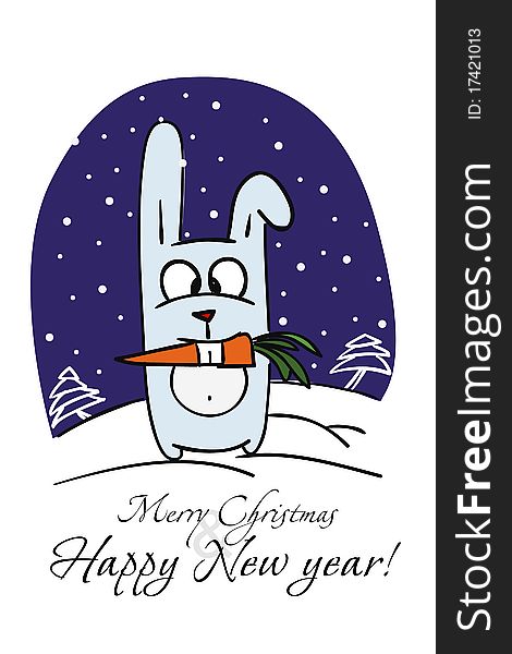 Heppy new year greetings card. Heppy new year greetings card