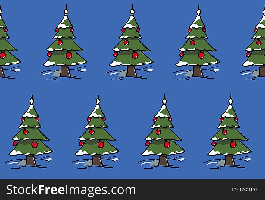 Xmas Trees Forest