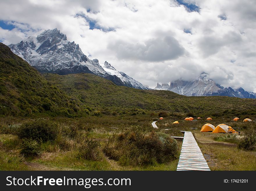 Camping in Torres del Paine National Park