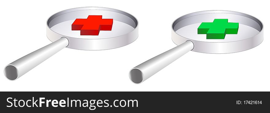 Lens icon magnify instrument in white background
