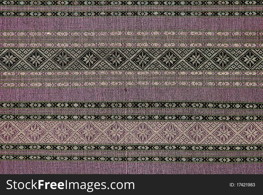 Texture of native thai cloth