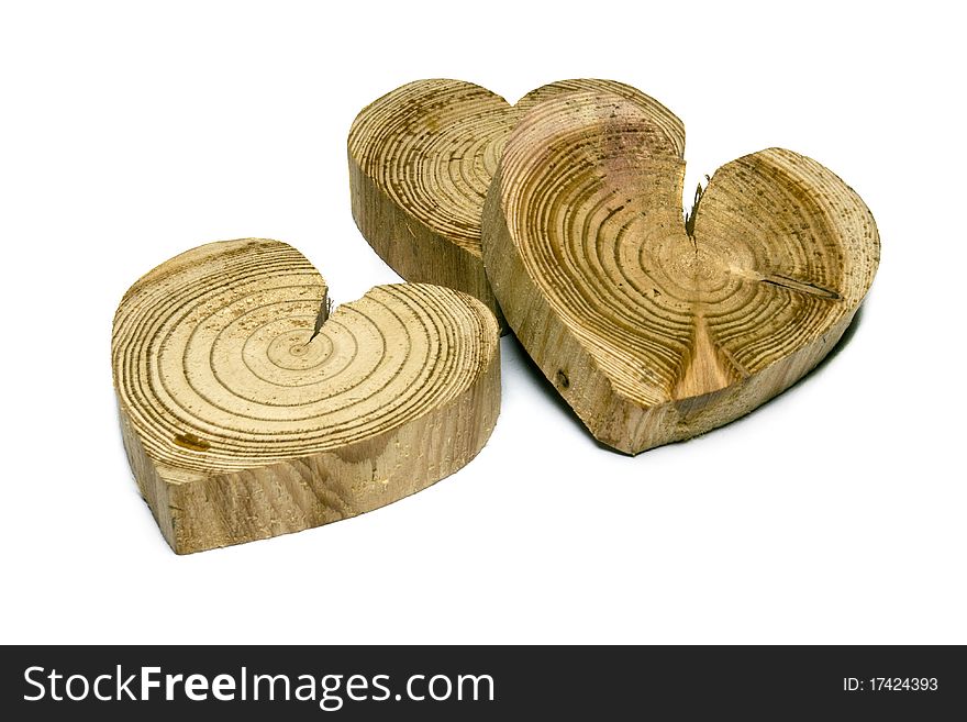 Wooden Heart Symbol