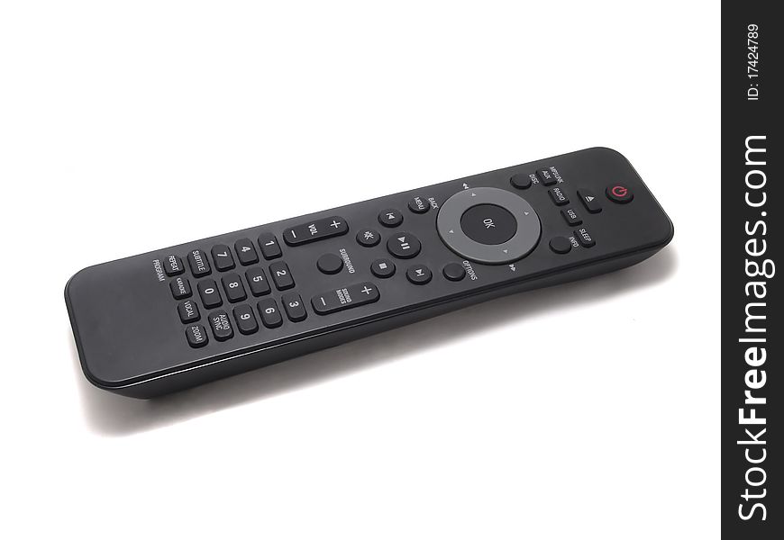 A Black Remote Control (Horizontal)