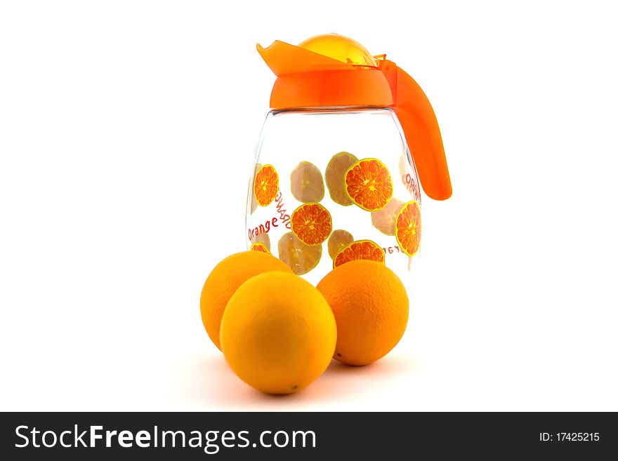 Jug With Oranges