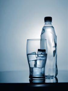 Glass Of Cold Mineral Water Stock Images Glass Of Cold Mineral Water Stock Images