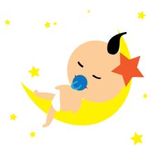 Baby Moon Stock Image