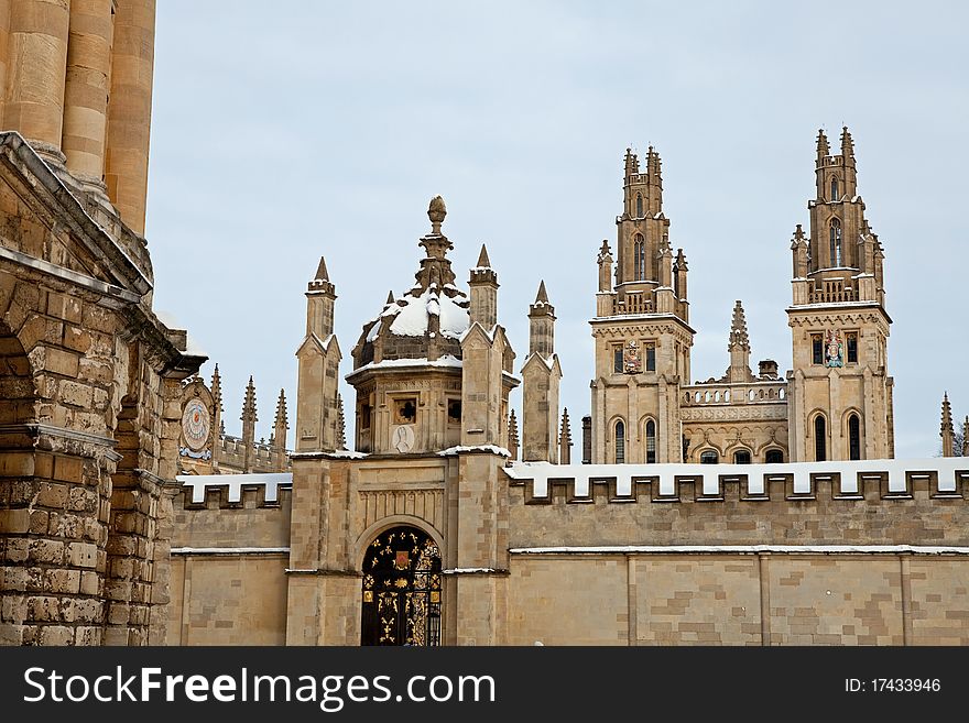 All Souls College 1438, one from the many colleges in Oxford