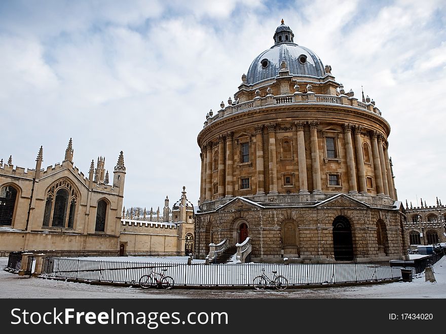 The Radcliffe Camera - round building in Oxford