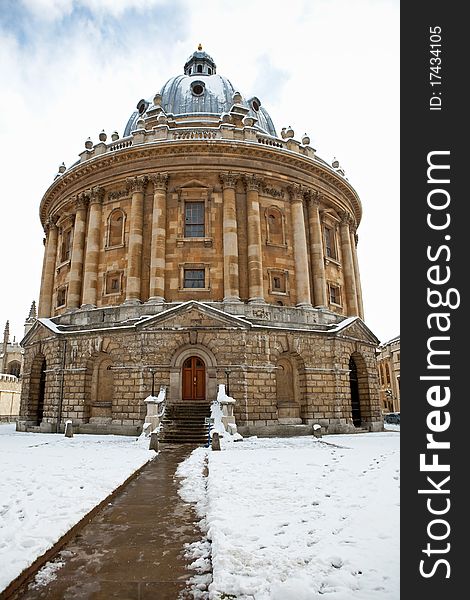 The Radcliffe Camera - round building in Oxford