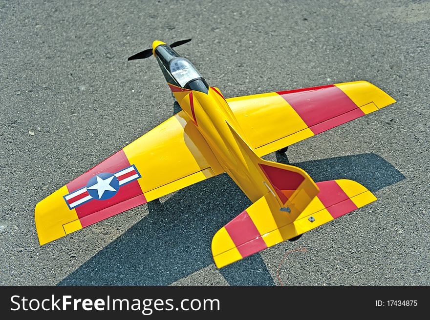 Radio Control Toy Aircraft With Electric Motor