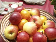 Apples And Mandarin Oranges Stock Photos Apples And Mandarin Oranges Stock Photos