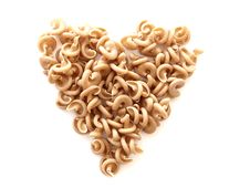 Pasta Heart Royalty Free Stock Photography Pasta Heart Royalty Free Stock Photography