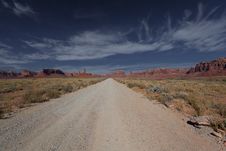 Dirt Road In Monument Valley Stock Photo Dirt Road In Monument Valley Stock Photo