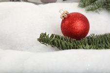 Xmas Bauble Royalty Free Stock Image