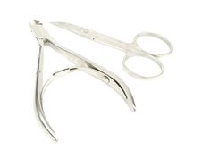 Manicure Set Isolated On White. Stock Images Manicure Set Isolated On White. Stock Images