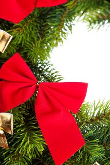 Christmas Tree With Ribbon Stock Images Christmas Tree With Ribbon Stock Images